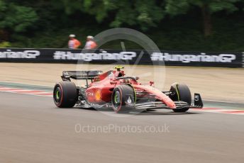 World © Octane Photographic Ltd. Formula 1– Hungarian Grand Prix - Hungaroring, Hungary. Friday 29th July 2022 Practice 1. Scuderia Ferrari F1-75 - Carlos Sainz.