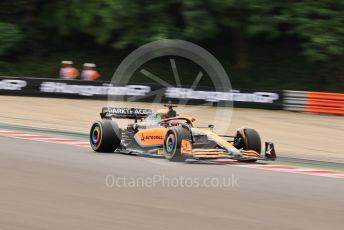 World © Octane Photographic Ltd. Formula 1– Hungarian Grand Prix - Hungaroring, Hungary. Friday 29th July 2022 Practice 1. McLaren F1 Team MCL36 - Daniel Ricciardo.