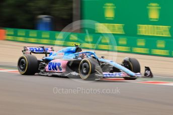 World © Octane Photographic Ltd. Formula 1– Hungarian Grand Prix - Hungaroring, Hungary. Friday 29th July 2022 Practice 1. BWT Alpine F1 Team A522 - Esteban Ocon.