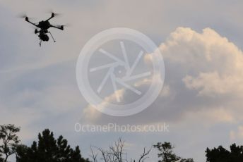 World © Octane Photographic Ltd. Formula 1 – Formula 1 – Hungarian Grand Prix - Hungaroring, Hungary. Friday 29th July 2022 Practice 1. TV camera drone.