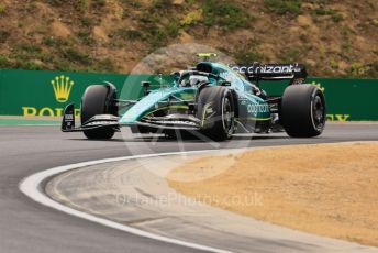 World © Octane Photographic Ltd. Formula 1 – Formula 1 – Hungarian Grand Prix - Hungaroring, Hungary. Friday 29th July 2022 Practice 1. Aston Martin Aramco Cognizant F1 Team AMR22 - Sebastian Vettel.