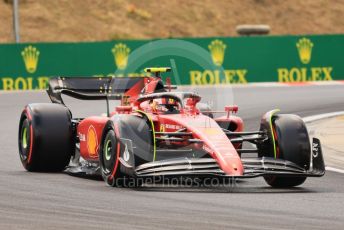 World © Octane Photographic Ltd. Formula 1– Hungarian Grand Prix - Hungaroring, Hungary. Friday 29th July 2022 Practice 1. Scuderia Ferrari F1-75 - Carlos Sainz.