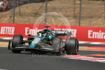 World © Octane Photographic Ltd. Formula 1 – Formula 1 – Hungarian Grand Prix - Hungaroring, Hungary. Friday 29th July 2022 Practice 1. Aston Martin Aramco Cognizant F1 Team AMR22 - Lance Stroll.