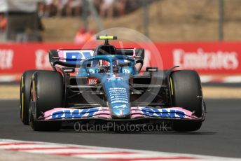 World © Octane Photographic Ltd. Formula 1– Hungarian Grand Prix - Hungaroring, Hungary. Friday 29th July 2022 Practice 1. BWT Alpine F1 Team A522 - Esteban Ocon.