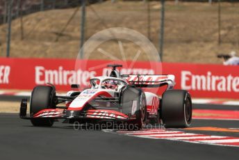 World © Octane Photographic Ltd. Formula 1– Hungarian Grand Prix - Hungaroring, Hungary. Friday 29th July 2022 Practice 1. Haas F1 Team VF-22 - Kevin Magnussen.