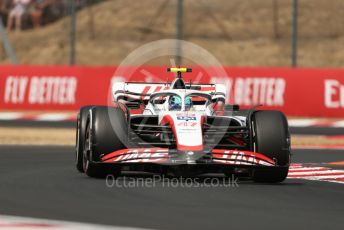 World © Octane Photographic Ltd. Formula 1– Hungarian Grand Prix - Hungaroring, Hungary. Friday 29th July 2022 Practice 1. Haas F1 Team VF-22 - Mick Schumacher.