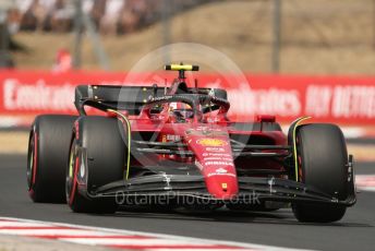 World © Octane Photographic Ltd. Formula 1– Hungarian Grand Prix - Hungaroring, Hungary. Friday 29th July 2022 Practice 1. Scuderia Ferrari F1-75 - Carlos Sainz.