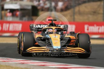 World © Octane Photographic Ltd. Formula 1– Hungarian Grand Prix - Hungaroring, Hungary. Friday 29th July 2022 Practice 1. McLaren F1 Team MCL36 - Daniel Ricciardo.