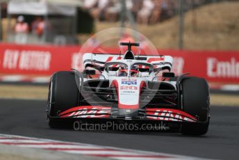 World © Octane Photographic Ltd. Formula 1– Hungarian Grand Prix - Hungaroring, Hungary. Friday 29th July 2022 Practice 1. Haas F1 Team VF-22 - Kevin Magnussen.