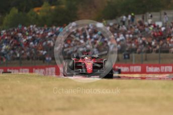 World © Octane Photographic Ltd. Formula 1– Hungarian Grand Prix - Hungaroring, Hungary. Friday 29th July 2022 Practice 1. Scuderia Ferrari F1-75 - Charles Leclerc.