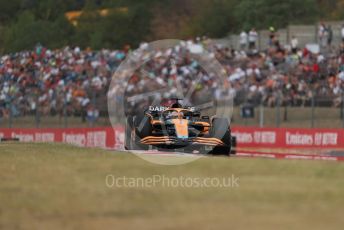 World © Octane Photographic Ltd. Formula 1– Hungarian Grand Prix - Hungaroring, Hungary. Friday 29th July 2022 Practice 1. McLaren F1 Team MCL36 - Daniel Ricciardo.