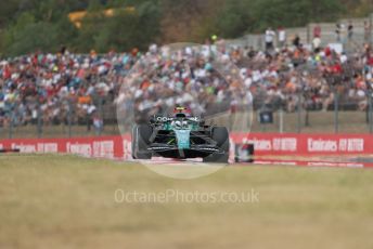 World © Octane Photographic Ltd. Formula 1 – Formula 1 – Hungarian Grand Prix - Hungaroring, Hungary. Friday 29th July 2022 Practice 1. Aston Martin Aramco Cognizant F1 Team AMR22 - Sebastian Vettel.