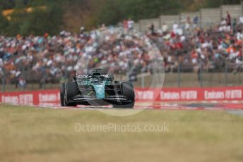 World © Octane Photographic Ltd. Formula 1 – Formula 1 – Hungarian Grand Prix - Hungaroring, Hungary. Friday 29th July 2022 Practice 1. Aston Martin Aramco Cognizant F1 Team AMR22 - Lance Stroll.