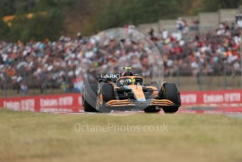 World © Octane Photographic Ltd. Formula 1– Hungarian Grand Prix - Hungaroring, Hungary. Friday 29th July 2022 Practice 1. McLaren F1 Team MCL36 - Daniel Ricciardo.