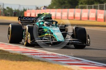 World © Octane Photographic Ltd. Formula 1 – Formula 1 – Hungarian Grand Prix - Hungaroring, Hungary. Friday 29th July 2022 Practice 2. Aston Martin Aramco Cognizant F1 Team AMR22 - Sebastian Vettel.