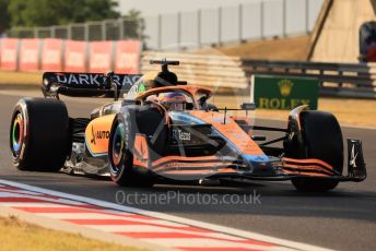 World © Octane Photographic Ltd. Formula 1 – Formula 1 – Hungarian Grand Prix - Hungaroring, Hungary. Friday 29th July 2022 Practice 2. McLaren F1 Team MCL36 - Daniel Ricciardo.