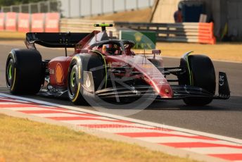 World © Octane Photographic Ltd. Formula 1 – Formula 1 – Hungarian Grand Prix - Hungaroring, Hungary. Friday 29th July 2022 Practice 2. Scuderia Ferrari F1-75 - Carlos Sainz.