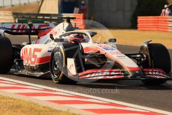 World © Octane Photographic Ltd. Formula 1 – Formula 1 – Hungarian Grand Prix - Hungaroring, Hungary. Friday 29th July 2022 Practice 2. Haas F1 Team VF-22 - Kevin Magnussen.