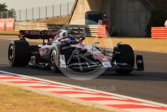 World © Octane Photographic Ltd. Formula 1 – Formula 1 – Hungarian Grand Prix - Hungaroring, Hungary. Friday 29th July 2022 Practice 2. Alfa Romeo F1 Team Orlen C42 - Valtteri Bottas.