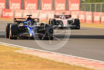 World © Octane Photographic Ltd. Formula 1 – Formula 1 – Hungarian Grand Prix - Hungaroring, Hungary. Friday 29th July 2022 Practice 2. Williams Racing FW44 - Alex Albon.