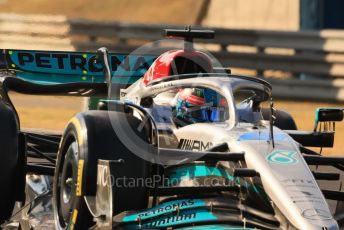 World © Octane Photographic Ltd. Formula 1 – Formula 1 – Hungarian Grand Prix - Hungaroring, Hungary. Friday 29th July 2022 Practice 2. Mercedes-AMG Petronas F1 Team F1 W13 - George Russell.