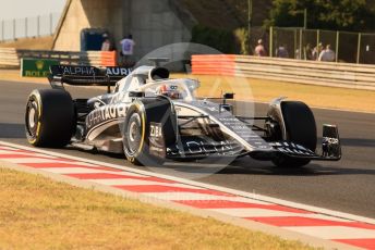 World © Octane Photographic Ltd. Formula 1 – Formula 1 – Hungarian Grand Prix - Hungaroring, Hungary. Friday 29th July 2022 Practice 2. Scuderia AlphaTauri AT03 - Pierre Gasly.