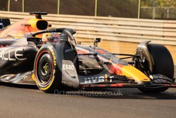 World © Octane Photographic Ltd. Formula 1 – Formula 1 – Hungarian Grand Prix - Hungaroring, Hungary. Friday 29th July 2022 Practice 2. Oracle Red Bull Racing RB18 – Max Verstappen.