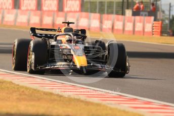 World © Octane Photographic Ltd. Formula 1 – Formula 1 – Hungarian Grand Prix - Hungaroring, Hungary. Friday 29th July 2022 Practice 2. Oracle Red Bull Racing RB18 – Max Verstappen.