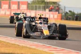 World © Octane Photographic Ltd. Formula 1 – Formula 1 – Hungarian Grand Prix - Hungaroring, Hungary. Friday 29th July 2022 Practice 2. Oracle Red Bull Racing RB18 – Sergio Perez.