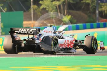 World © Octane Photographic Ltd. Formula 1 – Formula 1 – Hungarian Grand Prix - Hungaroring, Hungary. Friday 29th July 2022 Practice 2. Haas F1 Team VF-22 - Mick Schumacher.