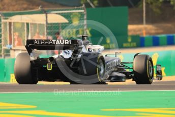 World © Octane Photographic Ltd. Formula 1 – Formula 1 – Hungarian Grand Prix - Hungaroring, Hungary. Friday 29th July 2022 Practice 2. Scuderia AlphaTauri AT03 - Pierre Gasly.