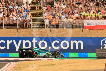 World © Octane Photographic Ltd. Formula 1 – Formula 1 – Hungarian Grand Prix - Hungaroring, Hungary. Friday 29th July 2022 Practice 2. Aston Martin Aramco Cognizant F1 Team AMR22 - Lance Stroll.