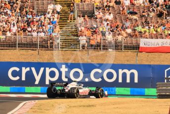 World © Octane Photographic Ltd. Formula 1 – Formula 1 – Hungarian Grand Prix - Hungaroring, Hungary. Friday 29th July 2022 Practice 2. Haas F1 Team VF-22 - Mick Schumacher.