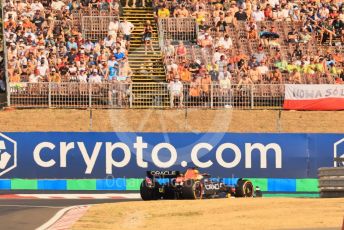 World © Octane Photographic Ltd. Formula 1 – Formula 1 – Hungarian Grand Prix - Hungaroring, Hungary. Friday 29th July 2022 Practice 2. Oracle Red Bull Racing RB18 – Max Verstappen.