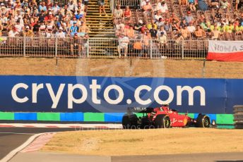 World © Octane Photographic Ltd. Formula 1 – Formula 1 – Hungarian Grand Prix - Hungaroring, Hungary. Friday 29th July 2022 Practice 2. Scuderia Ferrari F1-75 - Carlos Sainz.