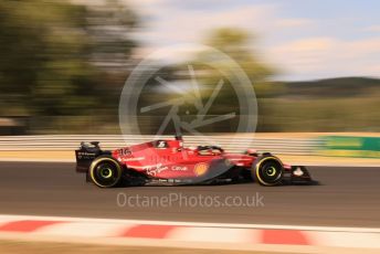 World © Octane Photographic Ltd. Formula 1 – Formula 1 – Hungarian Grand Prix - Hungaroring, Hungary. Friday 29th July 2022 Practice 2. Scuderia Ferrari F1-75 - Charles Leclerc.