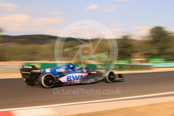 World © Octane Photographic Ltd. Formula 1 – Formula 1 – Hungarian Grand Prix - Hungaroring, Hungary. Friday 29th July 2022 Practice 2. BWT Alpine F1 Team A522 - Esteban Ocon.