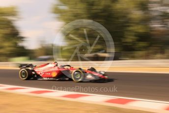 World © Octane Photographic Ltd. Formula 1 – Formula 1 – Hungarian Grand Prix - Hungaroring, Hungary. Friday 29th July 2022 Practice 2. Scuderia Ferrari F1-75 - Carlos Sainz.