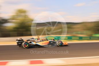 World © Octane Photographic Ltd. Formula 1 – Formula 1 – Hungarian Grand Prix - Hungaroring, Hungary. Friday 29th July 2022 Practice 2. McLaren F1 Team MCL36 - Lando Norris.