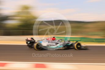 World © Octane Photographic Ltd. Formula 1 – Formula 1 – Hungarian Grand Prix - Hungaroring, Hungary. Friday 29th July 2022 Practice 2. Mercedes-AMG Petronas F1 Team F1 W13 - George Russell.