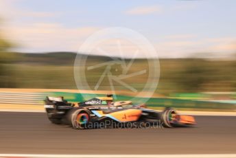 World © Octane Photographic Ltd. Formula 1 – Formula 1 – Hungarian Grand Prix - Hungaroring, Hungary. Friday 29th July 2022 Practice 2. McLaren F1 Team MCL36 - Daniel Ricciardo.