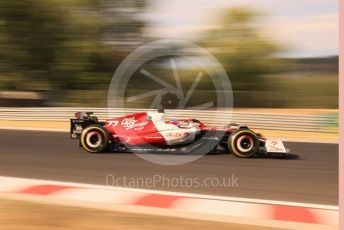 World © Octane Photographic Ltd. Formula 1 – Formula 1 – Hungarian Grand Prix - Hungaroring, Hungary. Friday 29th July 2022 Practice 2. Alfa Romeo F1 Team Orlen C42 - Valtteri Bottas.