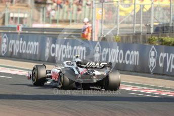 World © Octane Photographic Ltd. Formula 1 – Formula 1 – Hungarian Grand Prix - Hungaroring, Hungary. Friday 29th July 2022 Practice 2. Haas F1 Team VF-22 - Mick Schumacher.