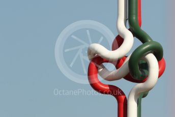 World © Octane Photographic Ltd. Formula 1 – Formula 1 – Hungarian Grand Prix - Hungaroring, Hungary. Friday 29th July 2022 Practice 2. Hungarian sculpture.