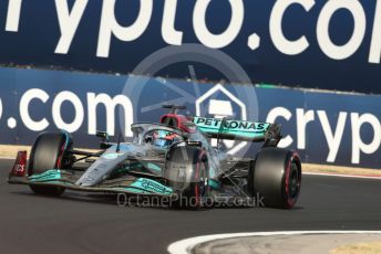 World © Octane Photographic Ltd. Formula 1 – Formula 1 – Hungarian Grand Prix - Hungaroring, Hungary. Friday 29th July 2022 Practice 2. Mercedes-AMG Petronas F1 Team F1 W13 - George Russell.