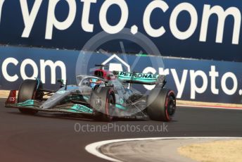 World © Octane Photographic Ltd. Formula 1 – Formula 1 – Hungarian Grand Prix - Hungaroring, Hungary. Friday 29th July 2022 Practice 2. Mercedes-AMG Petronas F1 Team F1 W13 - George Russell.