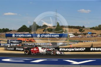 World © Octane Photographic Ltd. Formula 1 – Formula 1 – Hungarian Grand Prix - Hungaroring, Hungary. Friday 29th July 2022 Practice 2. Alfa Romeo F1 Team Orlen C42 - Guanyu Zhou.