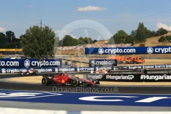 World © Octane Photographic Ltd. Formula 1 – Formula 1 – Hungarian Grand Prix - Hungaroring, Hungary. Friday 29th July 2022 Practice 2. Scuderia Ferrari F1-75 - Charles Leclerc.