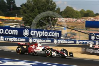 World © Octane Photographic Ltd. Formula 1 – Formula 1 – Hungarian Grand Prix - Hungaroring, Hungary. Friday 29th July 2022 Practice 2. Alfa Romeo F1 Team Orlen C42 - Valtteri Bottas.