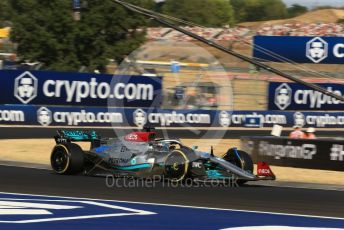 World © Octane Photographic Ltd. Formula 1 – Formula 1 – Hungarian Grand Prix - Hungaroring, Hungary. Friday 29th July 2022 Practice 2. Mercedes-AMG Petronas F1 Team F1 W13 - George Russell.